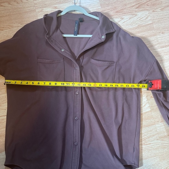 Stylish Mauve Button-Up Shirt Super Soft Mondetta Size XL - Picture 6 of 10